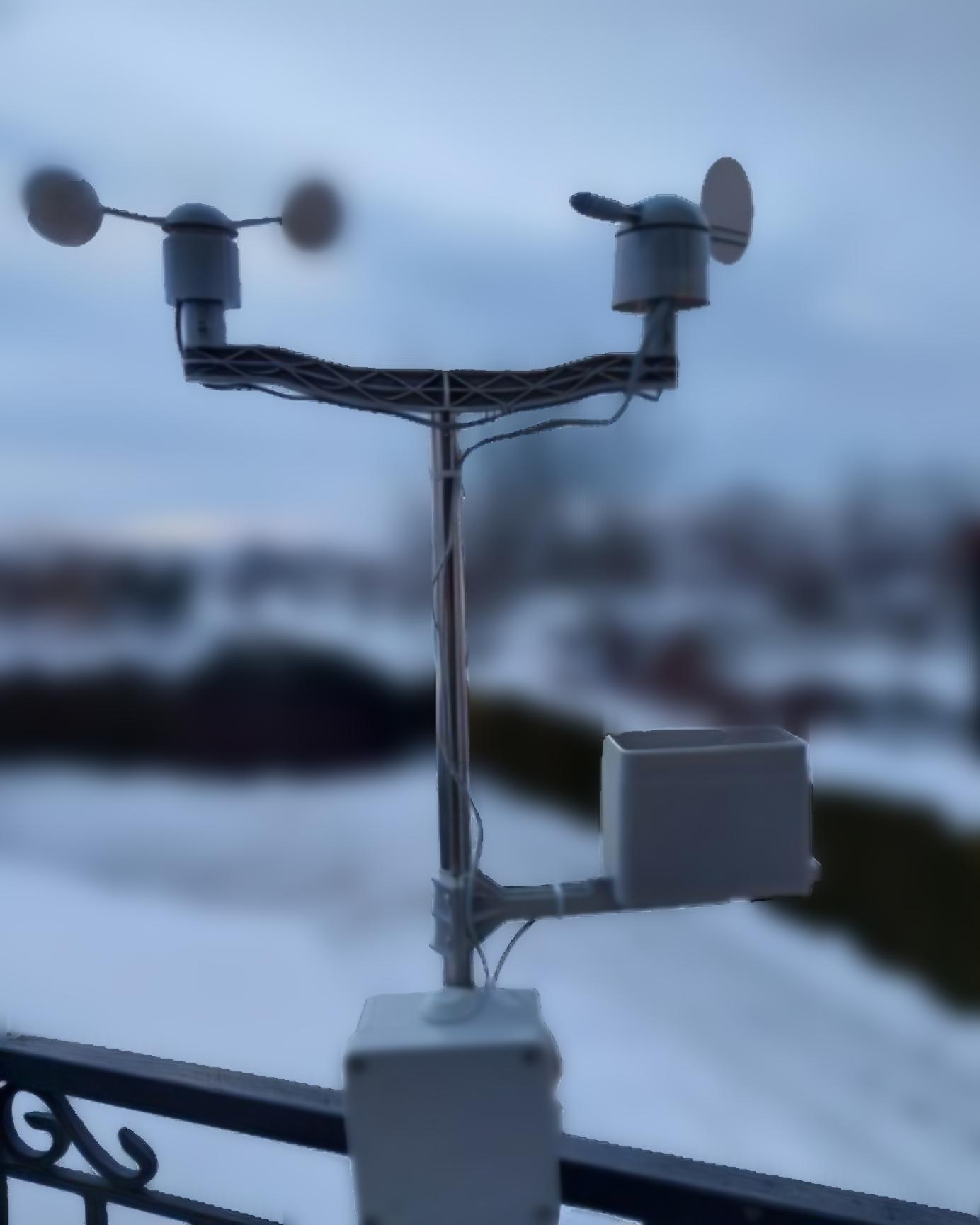 Stacja pogodowa z czujnikiem jakości powietrza